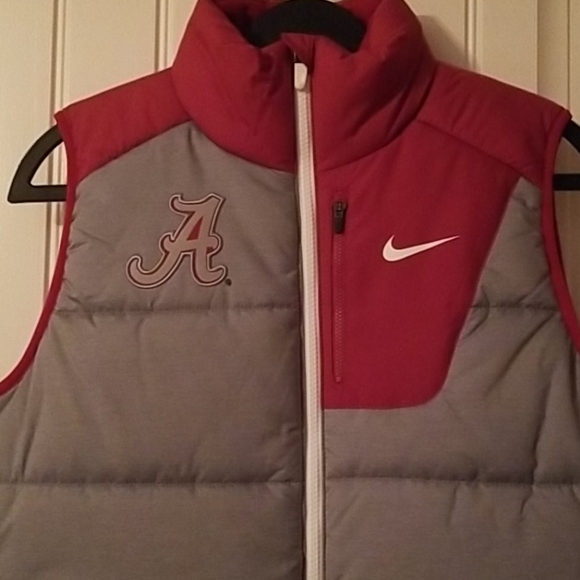 Alabama Crimson Tide Nike Puffer Vest - Picture 2 of 7
